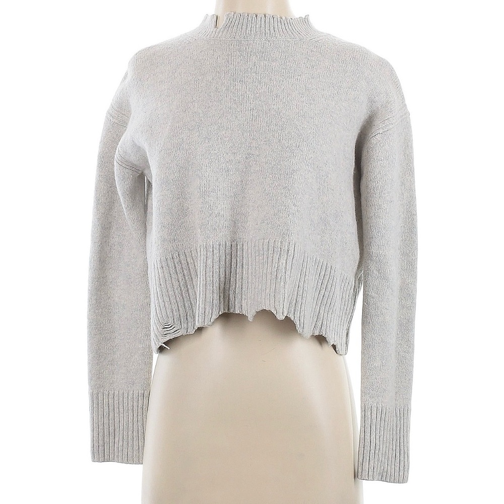 Helmut Lang Gray Crew Neck Sweater